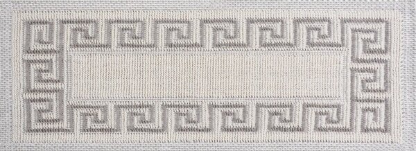 Kremowe bawełniane dywaniki na schody zestaw 16 szt. 25x65 cm Versace Bej – Vitaus