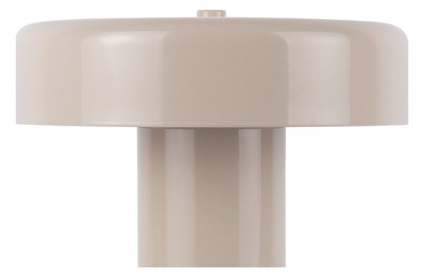 Beżowa metalowa lampa stołowa (wysokość 26 cm) Riqueza Palo – Leitmotiv