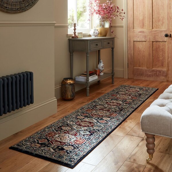 Ciemnoniebieski chodnik 60x230 cm Gillingham – Flair Rugs