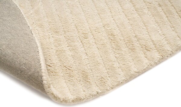 MebleMWM Dywan owalny z wiskozy SIERRA Ivory Oval | Kremowy