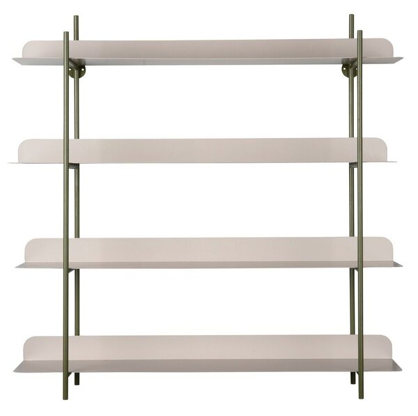 Zielona/szara wielopoziomowa metalowa półka 60 cm Reina Cuatro – PT LIVING
