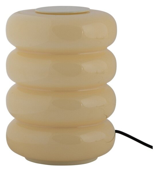 Jasnożółta szklana lampa stołowa LED (wysokość 16,5 cm) Aro – Leitmotiv