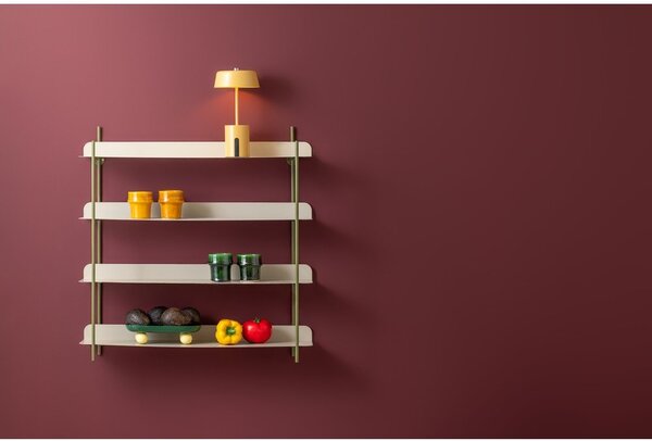 Zielona/szara wielopoziomowa metalowa półka 60 cm Reina Cuatro – PT LIVING