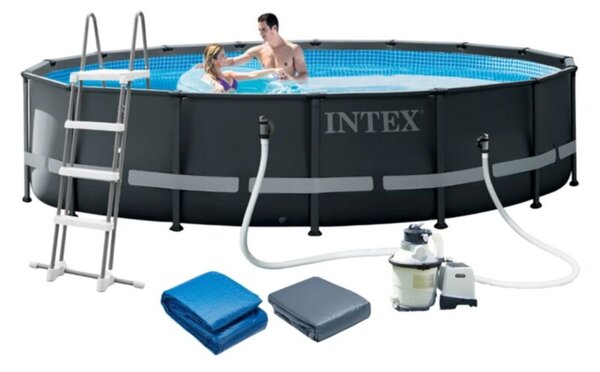 Basen ogrodowy stelażowy Ultra XTR Frame 488x122 cm INTEX 26326 NP