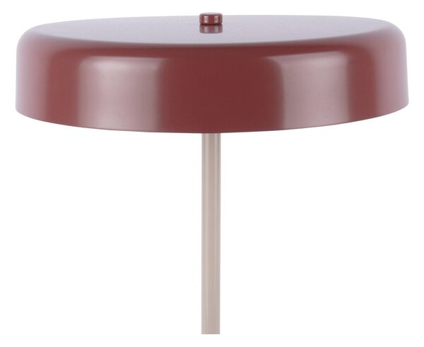 Bordowa metalowa lampa stołowa (wysokość 40 cm) Reina Palo – Leitmotiv