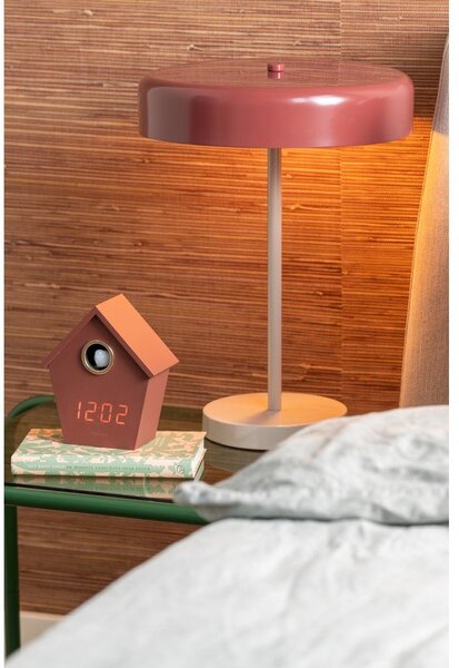 Bordowa metalowa lampa stołowa (wysokość 40 cm) Reina Palo – Leitmotiv