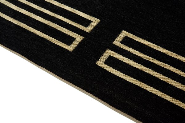 MebleMWM Dywan ROYAL Black | Łatwoczyszczący | Czarny