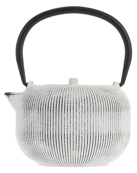 Czarno-biały żeliwny dzbanek do herbaty 700 ml Sencha – S|P Collection