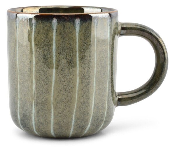 Ciemnozielony kamionkowy kubek 500 ml Muggies – Salt&Pepper