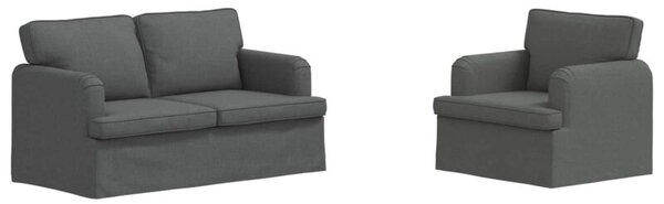 ModuÅowa sofa nowoczesna w kolorze ciemnoszarym z ergonomicznym designem