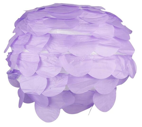 Abażur fioletowy papierowy kokon szyszka Candellux 70-99887