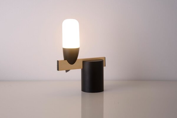 Ledea Sakai lampa stołowa 1x5,4W LED czarny/złoty 50533081