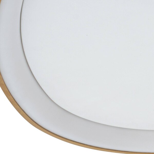 Lampa sufitowa LED Asken Lucande, możliwość ściemniania, mosiężny / złoty, salon / jadalnia, aluminium, nowoczesny