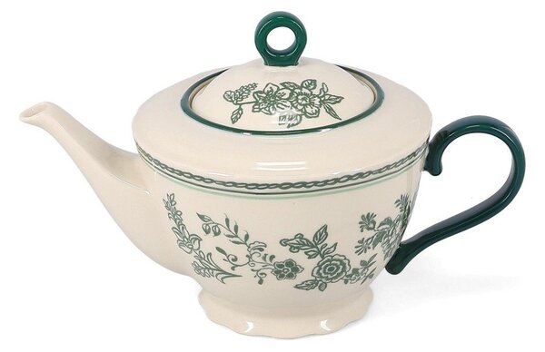 Zielony/w kolorze kości słoniowej porcelanowy dzbanek do herbaty 920 ml Cyril – S|P Collection