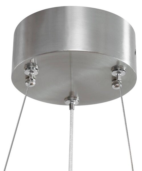 Lampa wisząca Glacis Lucande, przezroczysty / transparentny, salon / jadalnia, szkło, design