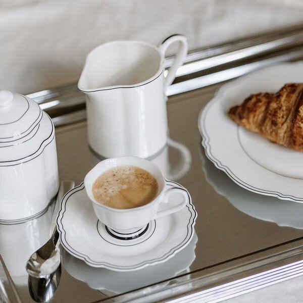 Zestaw cukiernicy i mlecznika new bone china Odette – S|P Collection