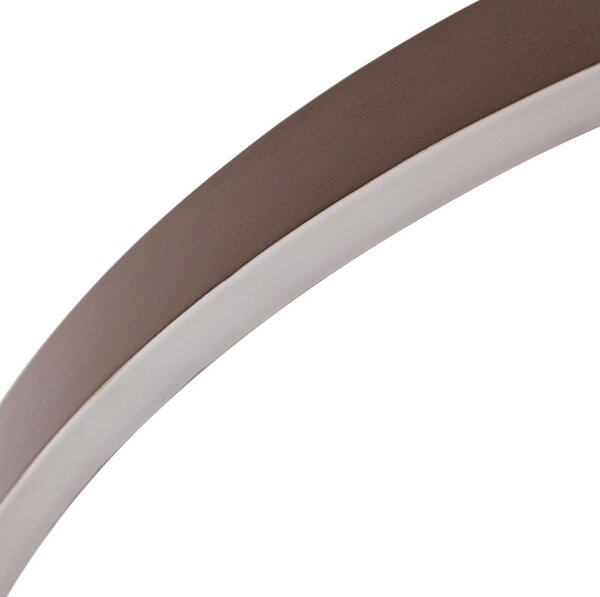 Lampa wisząca Yonam Lucande, możliwość ściemniania, brązowy / rdzawy, salon / jadalnia, metal, nowoczesny