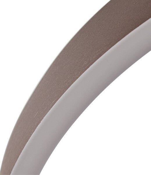 Lampa wisząca Yonam Lucande, możliwość ściemniania, brązowy / rdzawy, salon / jadalnia, metal, nowoczesny