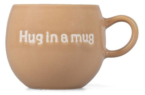 Brązowy kamionkowy kubek 420 ml Muggies – Salt&Pepper
