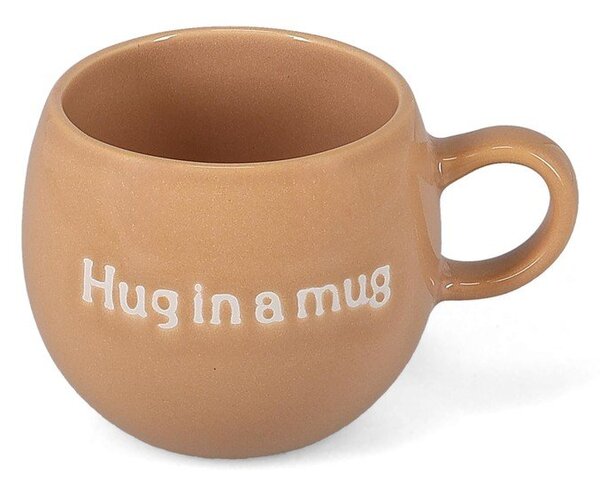 Brązowy kamionkowy kubek 420 ml Muggies – Salt&Pepper