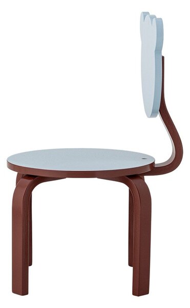 Bordowe/jasnoniebieskie krzesło dziecięce Liova – Bloomingville Mini