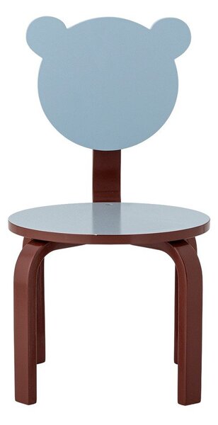 Bordowe/jasnoniebieskie krzesło dziecięce Liova – Bloomingville Mini