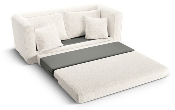 Biała rozkładana sofa 158 cm Lido – Micadoni