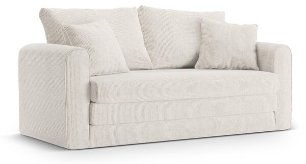 Biała rozkładana sofa 158 cm Lido – Micadoni