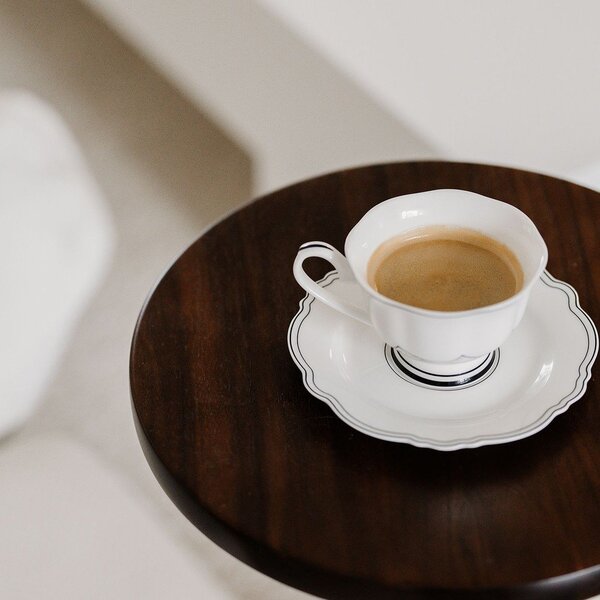 Białe filiżanki zestaw 2 szt. new bone china 190 ml Odette – S|P Collection