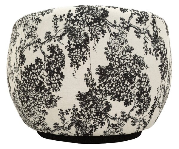 Czarno-biały fotel Oriental Style – Mauro Ferretti
