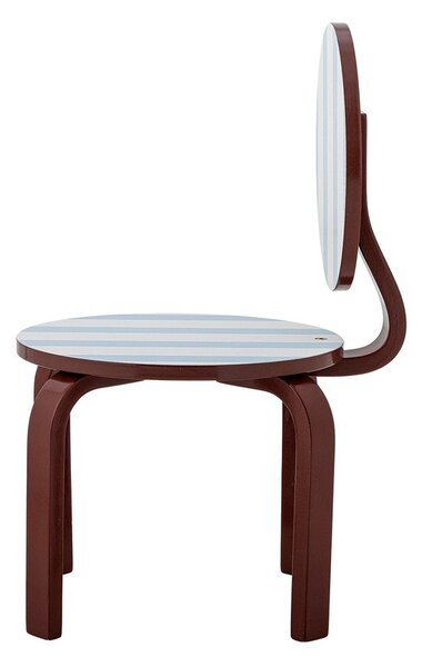 Bordowe/jasnoniebieskie krzesło dziecięce Liova – Bloomingville Mini