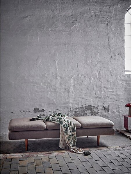 Koc z bawełny z recyklingu 130x160 cm Birdliva – Bloomingville