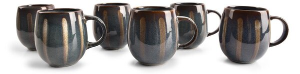 Niebieski kamionkowy kubek 430 ml Muggies – Salt&Pepper