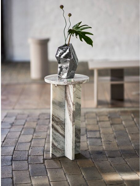 Marmurowy okrągły stolik ø 30 cm Jasmia – Bloomingville