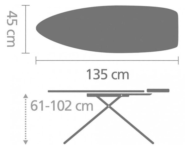 Deska do prasowania Titan Oval D – Brabantia