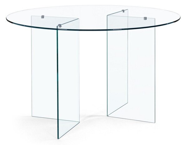 Szklany okrągły stół ø 130 cm Iride – Bizzotto