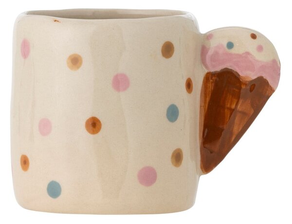Beżowy ceramiczny kubek dla dzieci 255 ml Creamy – Bloomingville Mini
