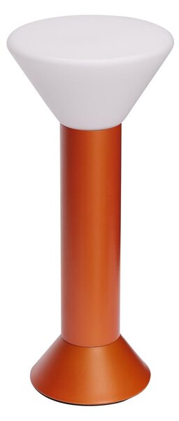 Pomarańczowa lampa stołowa ze ściemniaczem (wysokość 30 cm) Flash – Hübsch