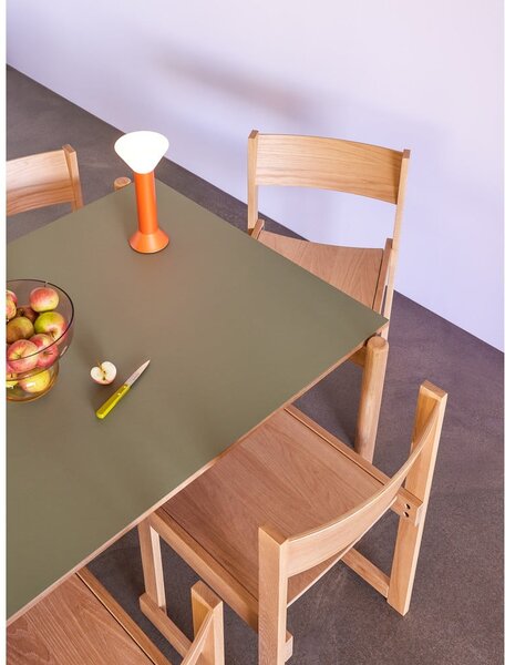 Pomarańczowa lampa stołowa ze ściemniaczem (wysokość 30 cm) Flash – Hübsch