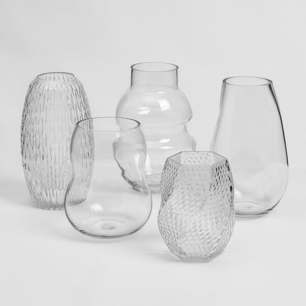 Szklany wazon (wysokość 20 cm) Clara – Casa Selección