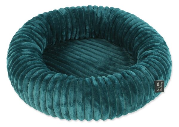 Ciemnozielone legowisko dla psów ø 40 cm Dog Fantasy Stripe – Plaček Pet Products