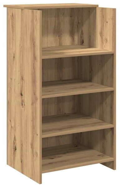Biurko recepcyjne dÄ b artisan 55x50x103,5 cm drewno klejone