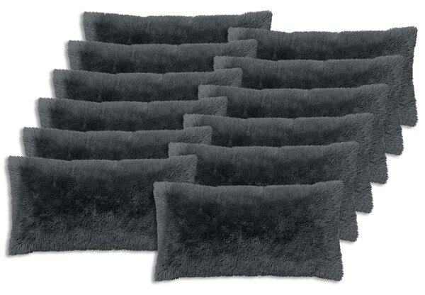 Poszewka na poduszkę 12 pcs HEERLEN antracytowy 40 x 80 cm