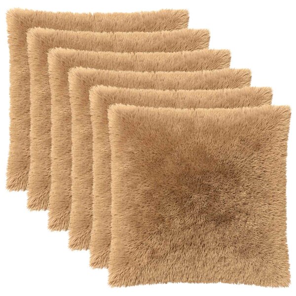 Poszewka na poduszkę 6 pcs HEERLEN Ciemnoszary 80 x 80 cm