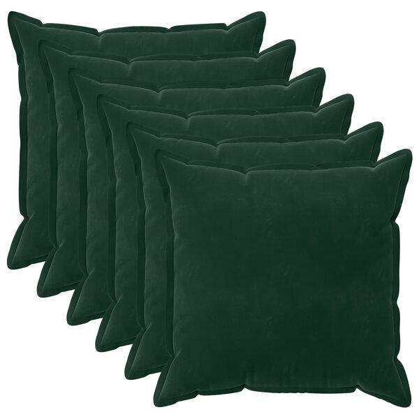 Poszewka na poduszkę 6 pcs HOUTEN Ciemnozielony 80 x 80 cm