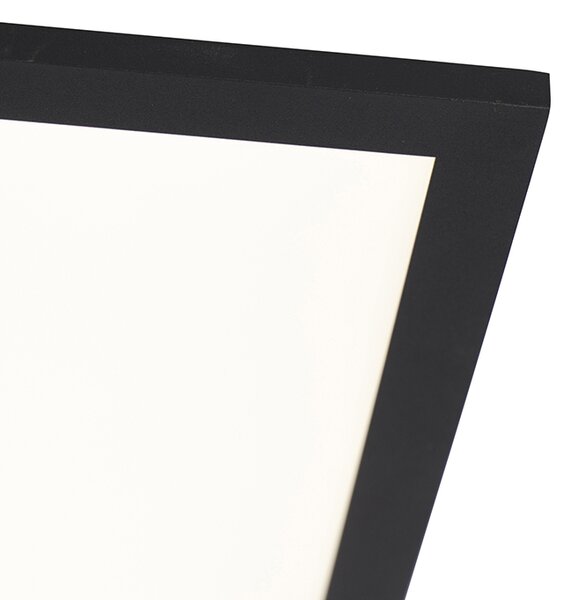 Nowoczesna lampa sufitowa czarna 120 cm z wbudowanym LED z regulacją barwy - Liv