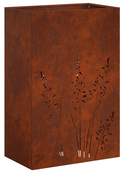 Doniczka ogrodowa Rdzawy 50 x 30 x 75 cm Stal kortenowska