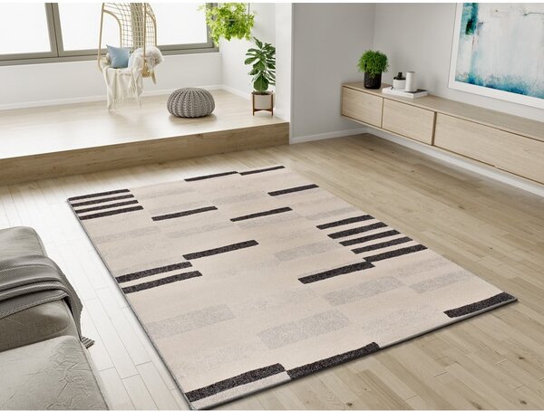 Szaro-kremowy dywan 160x230 cm Mosaica – Universal