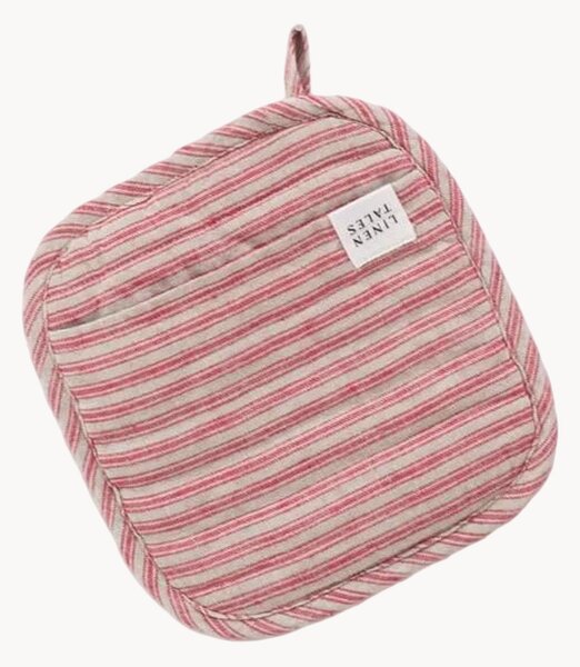 Łapka do garnków z lnu Stripes