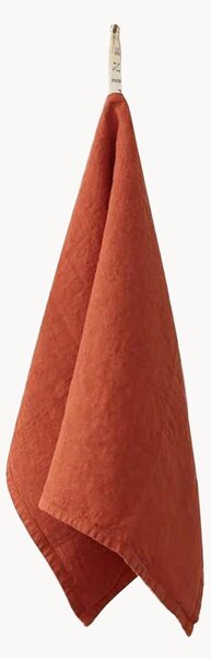 Ręcznie wykonany ręcznik kuchenny z lnu Baked Clay